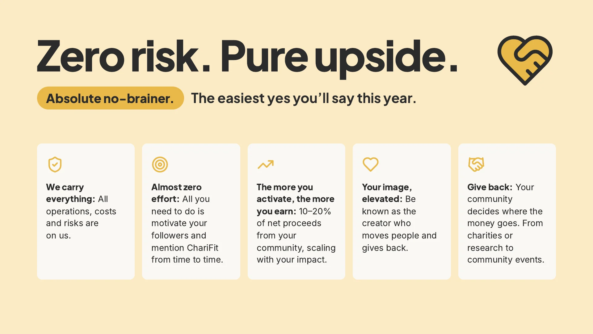 ChariFit pitch slide 8 of 13
